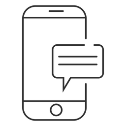 Mobile messaging icon PNG Design Transparent PNG
