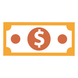 Money currency icon PNG Design