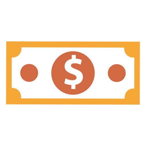 Money currency icon PNG Design