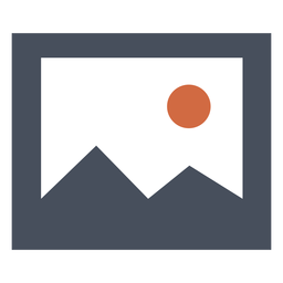 Ícone de quadrado de montanha