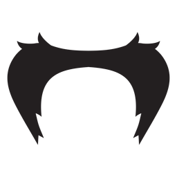 Ícone de estilo de marca de bigode twain Desenho PNG