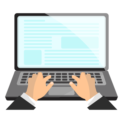 Office-Laptop-Symbol PNG-Design
