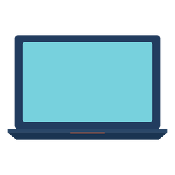 Office laptop illustration PNG Design