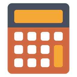 Ícone de calculadora da velha escola Desenho PNG