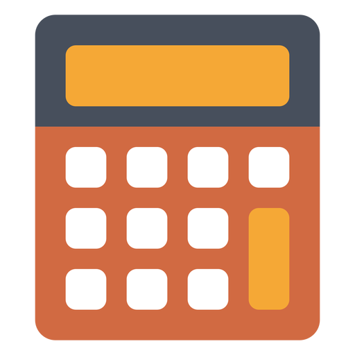 Icono de calculadora de la vieja escuela Diseño PNG