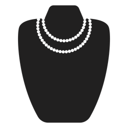 Pearl necklace icon Transparent PNG