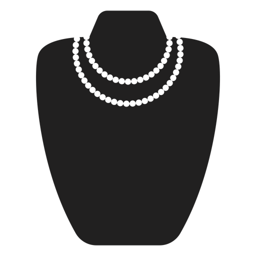 Pearl necklace icon PNG Design