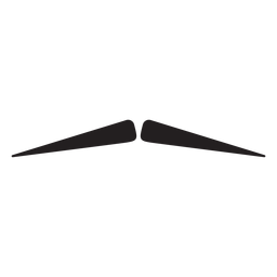 Ícone de lápis de bigode Desenho PNG