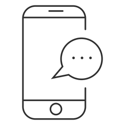 Icono de comunicación telefónica Diseño PNG