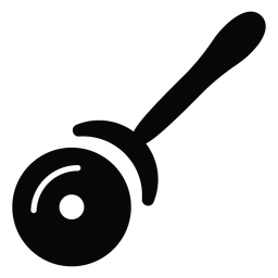 Icono de cortador de pizza Diseño PNG