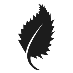 Blatt Symbol für spitze Seiten PNG-Design
