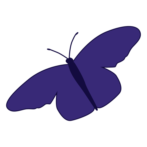 Purple butterlfy icon