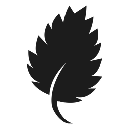 Serrate leaf icon PNG Design