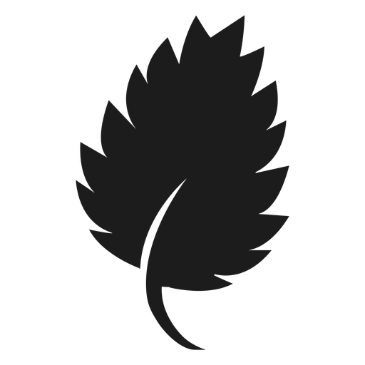 Gezacktes Blattsymbol PNG-Design