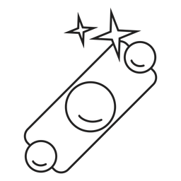 Icono de pulsera brazalete brillante Diseño PNG