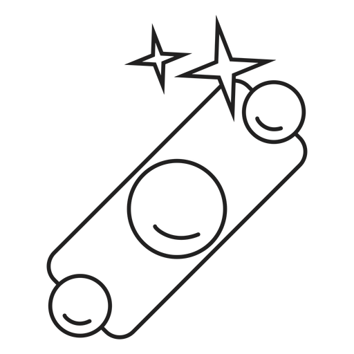 Ícone de pulseira brilhante Desenho PNG