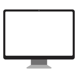 Simple computer screen icon computer