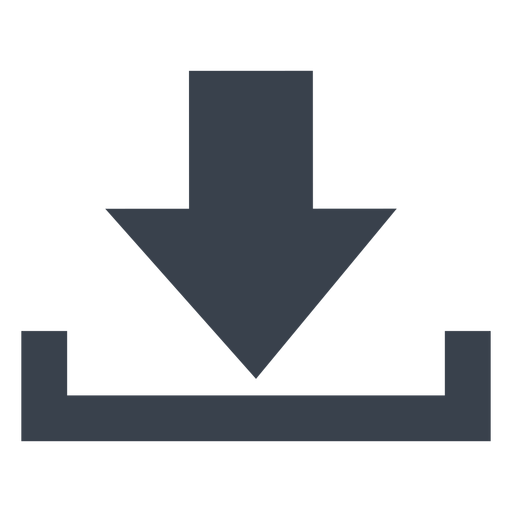 Einfaches Downlaod-Symbol PNG-Design