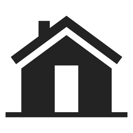 Download Simple house black silhouette - Transparent PNG & SVG ...