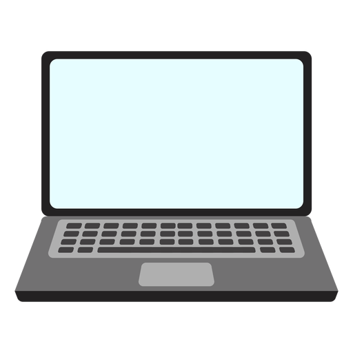 Simple laptop icon PNG Design
