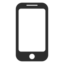 Simple smartphone icon PNG Design Transparent PNG
