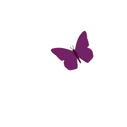 Icono de pequeña mariposa morada Transparent PNG