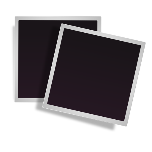 Stacked photo frames icon PNG Design