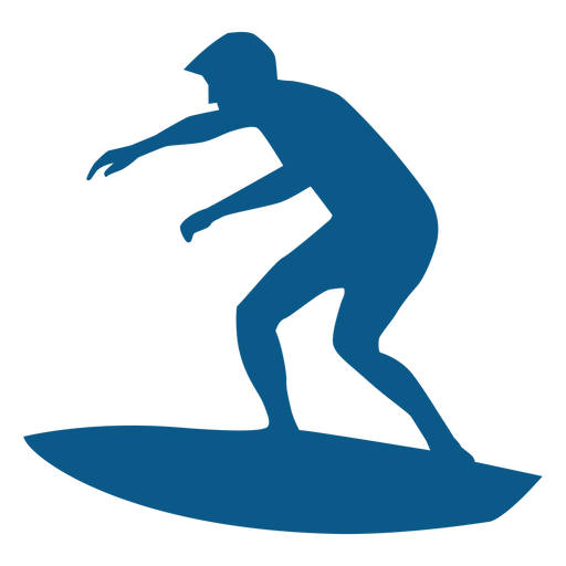 Surfing men silhouette - Transparent PNG & SVG vector file