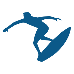 Surfposition Silhouette PNG-Design