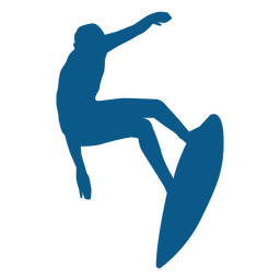 Surfing simple silhouette Surfing simple silhouette