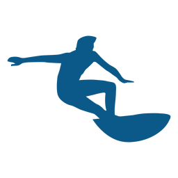 Surfing Stance Silhouette PNG & SVG Design For T-Shirts