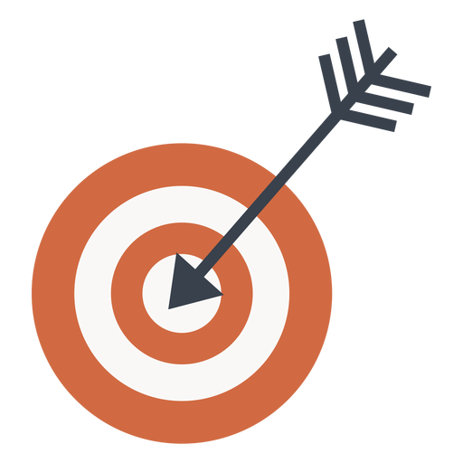 Target and arrow icon target