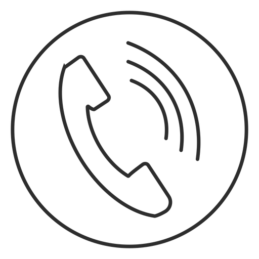 Telephone call icon PNG Design