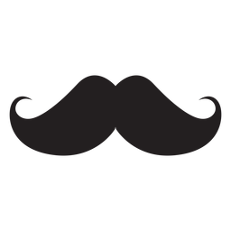 The hungarian moustache silhouette PNG Design Transparent PNG