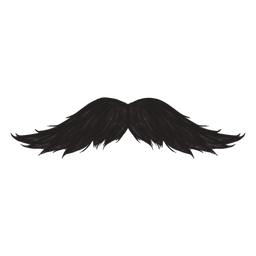 The magnum moustache brush stroke icon PNG Design Transparent PNG