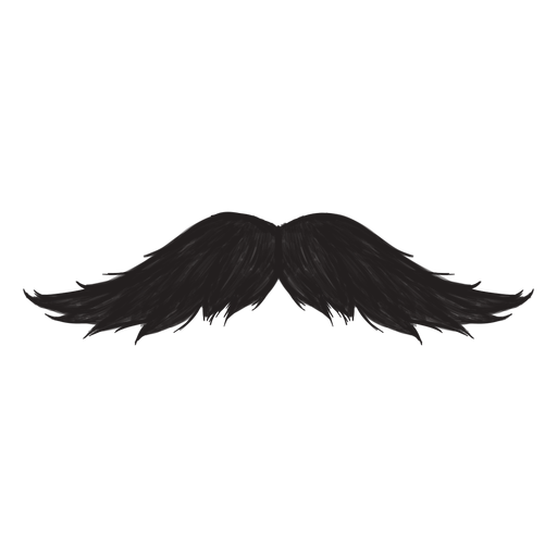 The magnum moustache brush stroke icon Transparent PNG The magnum moustache brush stroke icon Transparent PNG