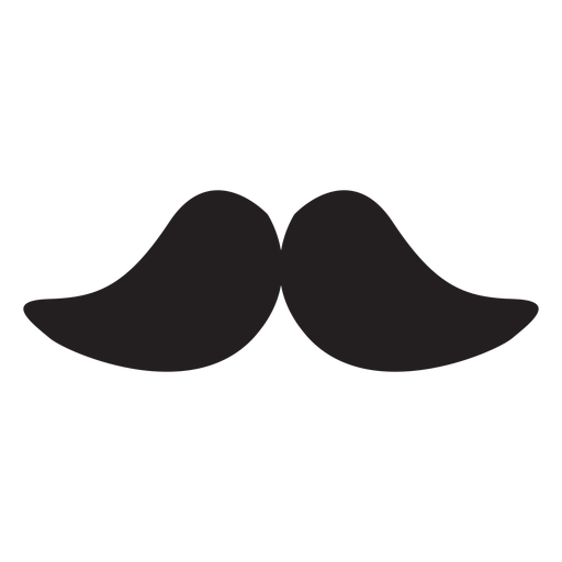 El icono del bigote de morsa Diseño PNG