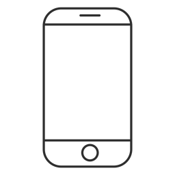 Icono De Teléfono Blanco Y Negro - Descargar PNG/SVG Transparente