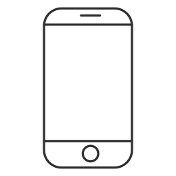 Touchscreen phone icon PNG Design Transparent PNG