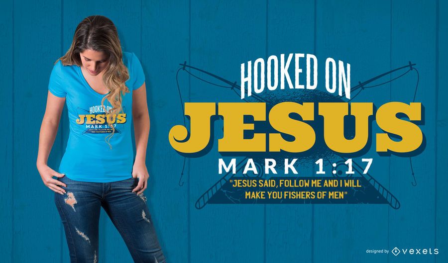 Jesus Quote T-Shirt Design Jesus Quote T-Shirt Design