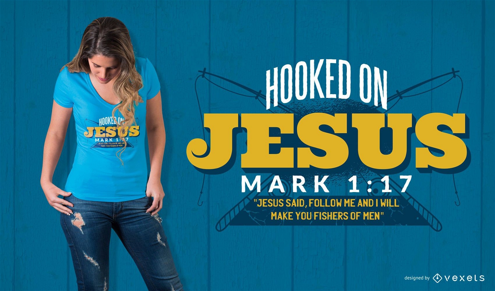 Jesus Zitat T-Shirt Design