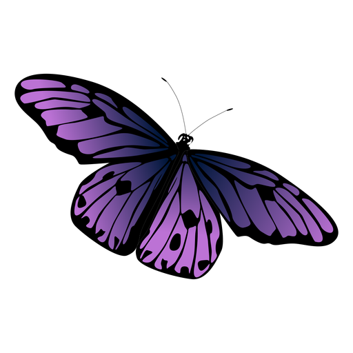 Dise?o de mariposa violeta Diseño PNG