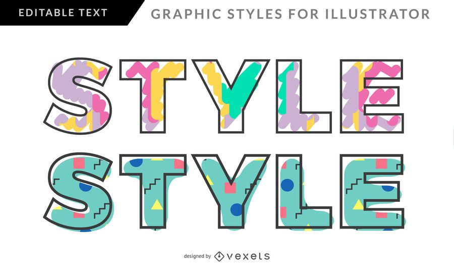 Graphic Design Memphis Style Graphic Design Memphis Style