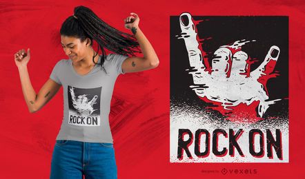 Rock On T-Shirt Design Rock On T-Shirt Design