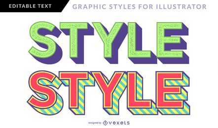 Neon Vintage Graphic Style