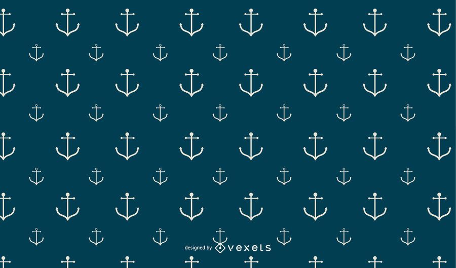 Seamless Anchor Pattern Vector Download