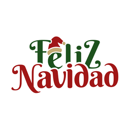 Feliz Navidad Schriftzug Nachricht PNG-Design