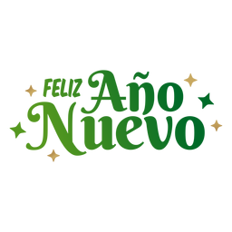 Feliz ano nuevo Schriftzug PNG-Design