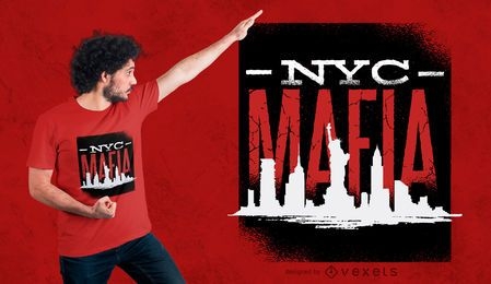 Design de camisetas da Mafia em NYC
