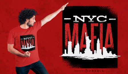 NYC Mafia T-Shirt Design NYC Mafia T-Shirt Design